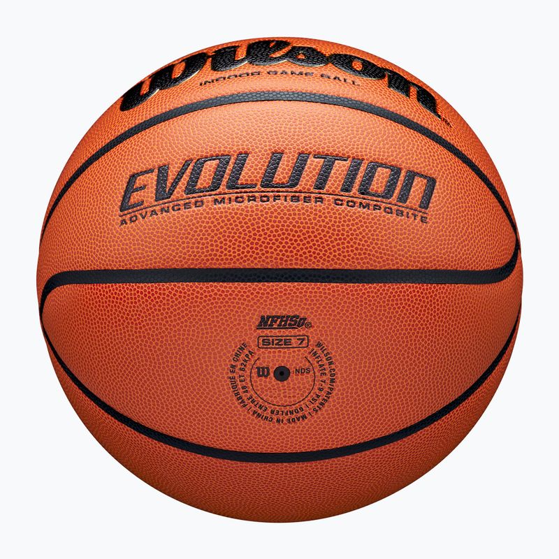 Wilson Evolution basketball brown size 7 4
