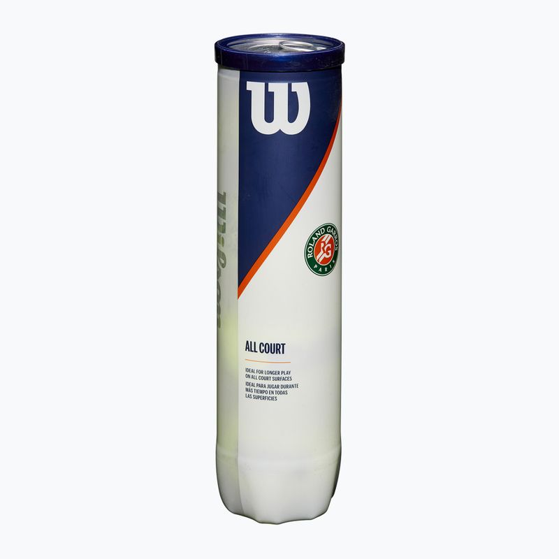 Wilson Roland Garros All CT tennis balls 4 pcs. yellow 3