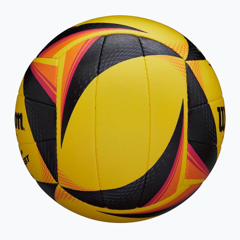 Beach volleyball Wilson OPTX AVP VB OFFICIAL GB yellow size 5 2
