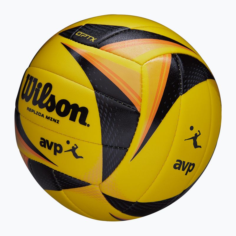 Beach volleyball Wilson OPTX AVP Mini yellow 3