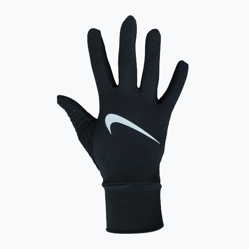 Women's running gloves Nike Accelerate RG black/black/silver 5