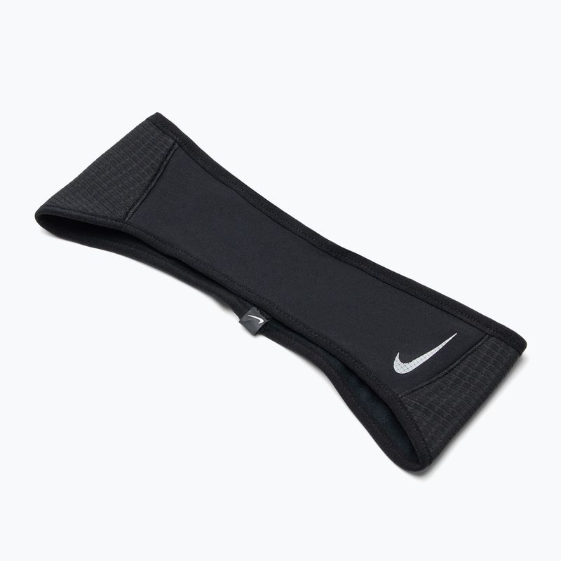 Women's armband + gloves set Nike Essential Running black/black/silver 6