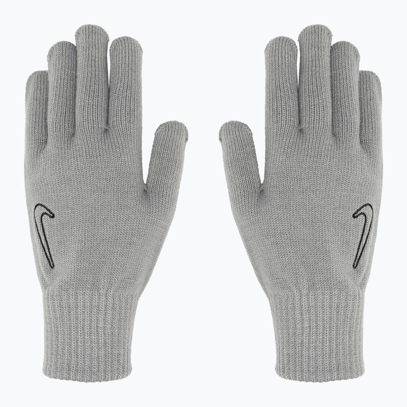 Nike Knit Tech and Grip TG 2.0 particle grey/particle grey/black winter gloves 3
