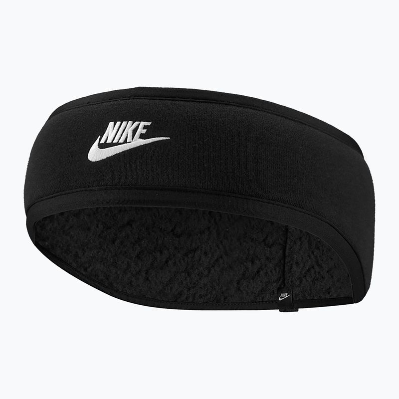 Men's headband Nike Club Fleece 2.0 black/black/white