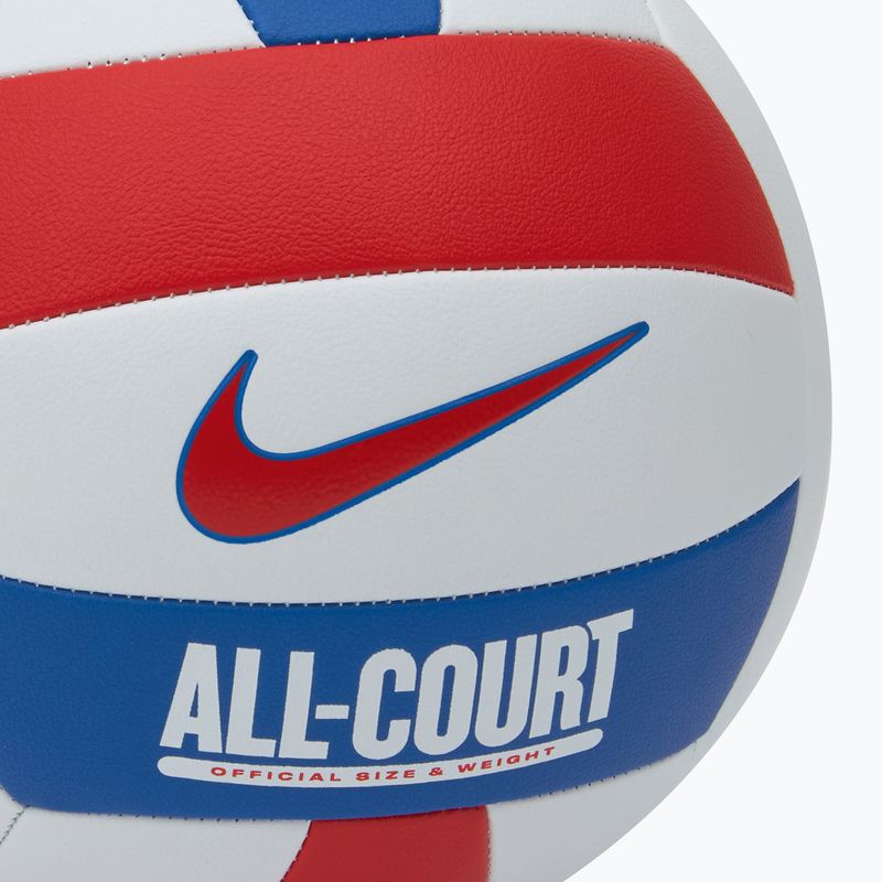 Nike All Court Volleyball white/university red/game royal/university red size 5 3