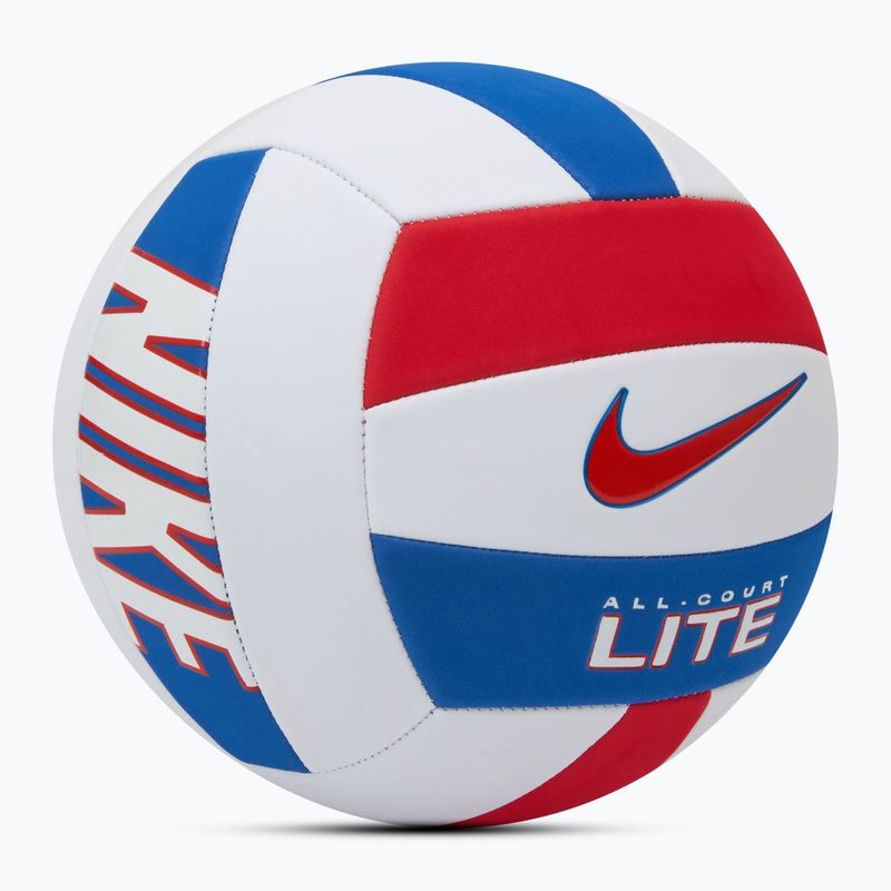 Nike All Court Lite Volleyball white/university red/game royal/university red size 5 2