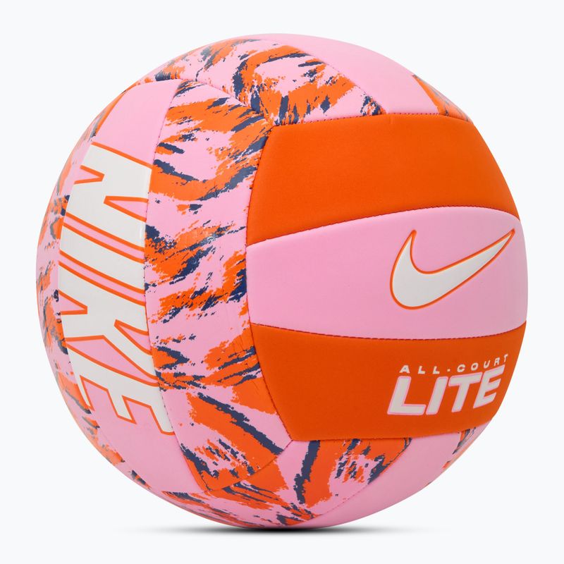 Nike All Court Lite Volleyball pink rise/safety orange/white size 5 2
