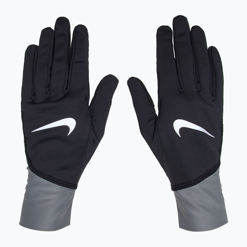 Men's Nike Pacer Midweight RG running gloves black/smoke grey/silver 2