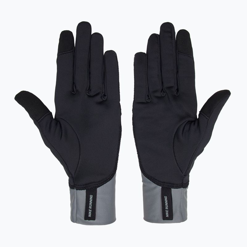 Men's Nike Pacer Midweight RG running gloves black/smoke grey/silver 3