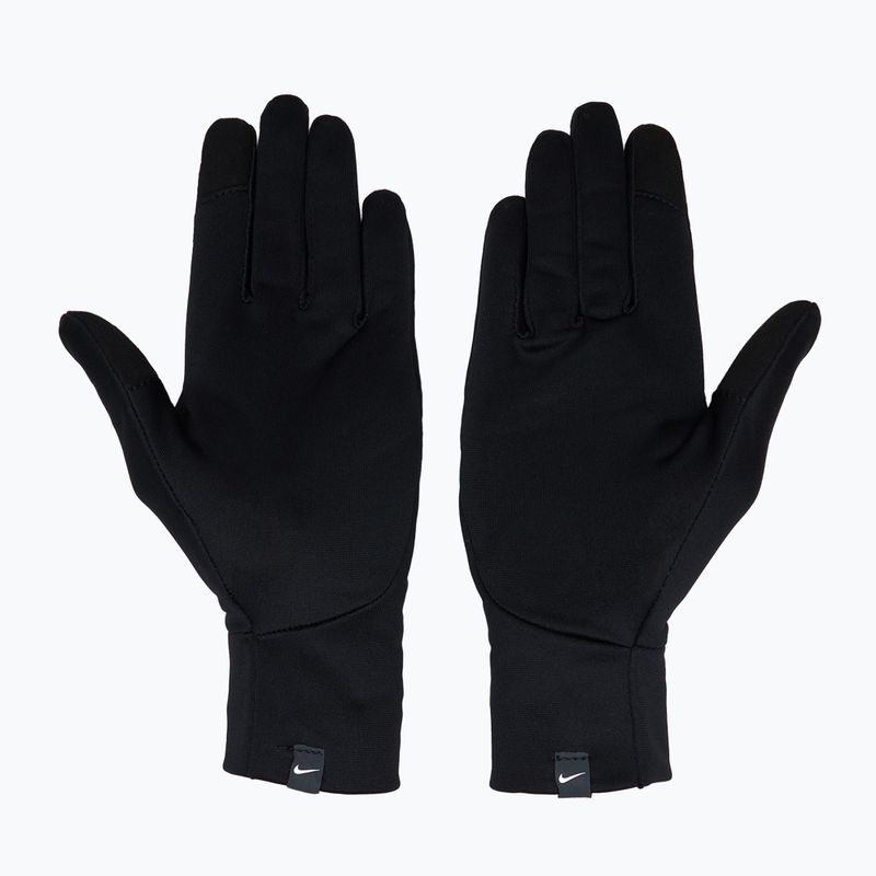 Nike Pacer Lightweight RG women's running gloves black/black/silver 3