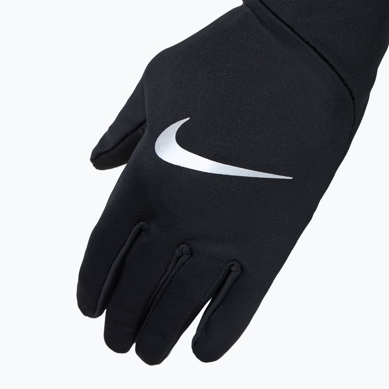 Nike Pacer Lightweight RG women's running gloves black/black/silver 4