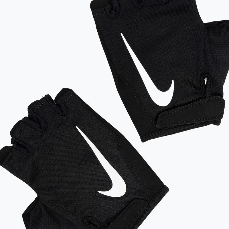 Men's training gloves Nike Gym Essential FG 2.0 black/black/white 4