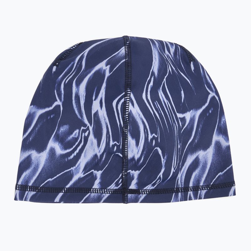 Nike Dri-Fit Peak Uncuffed Beanie Printed blue void/silver 2
