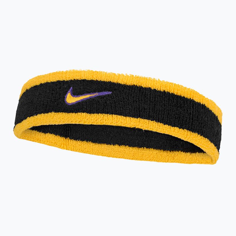 Headband Nike Swoosh Classic Headband black/court purple/university gold