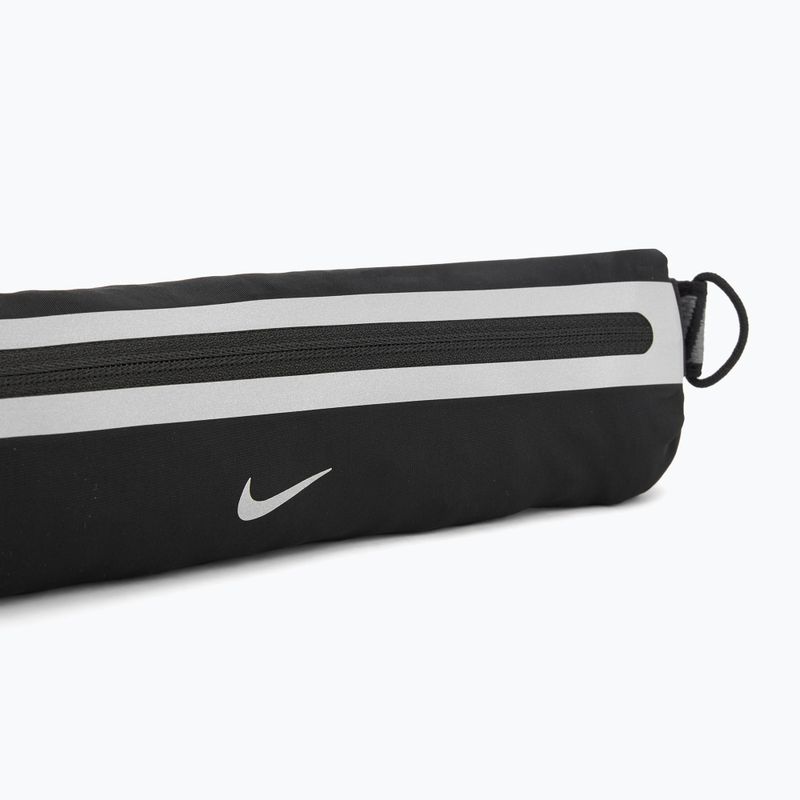 Nike Slim 4.0 running belt black/black/silver 4