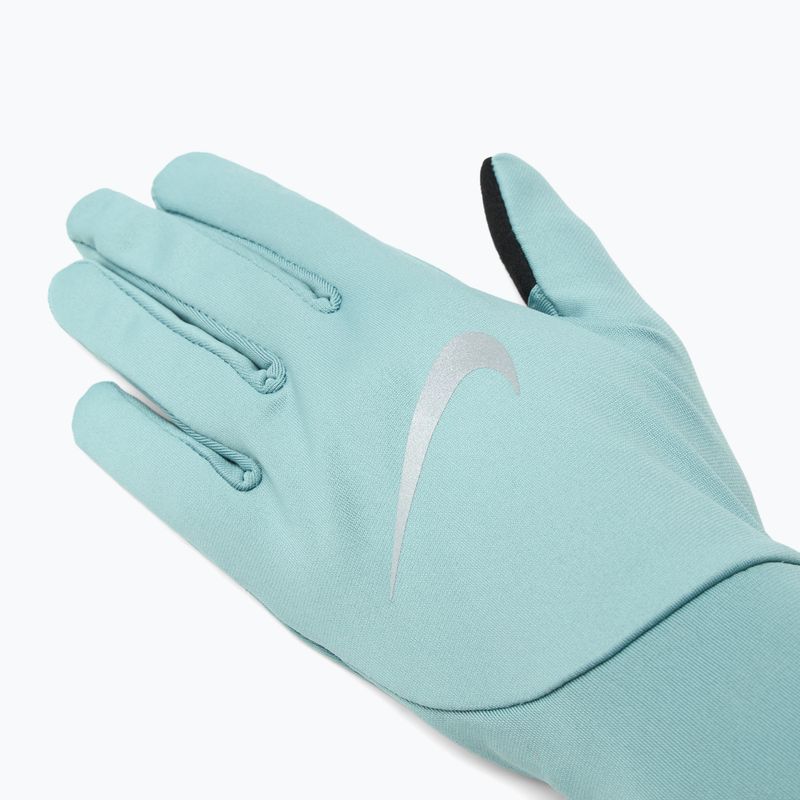 Women's running gloves Nike Pacer Lightweight RG cannon/silver 4