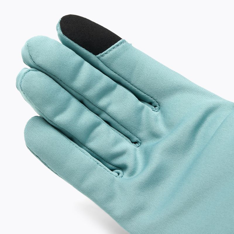 Women's running gloves Nike Pacer Lightweight RG cannon/silver 5