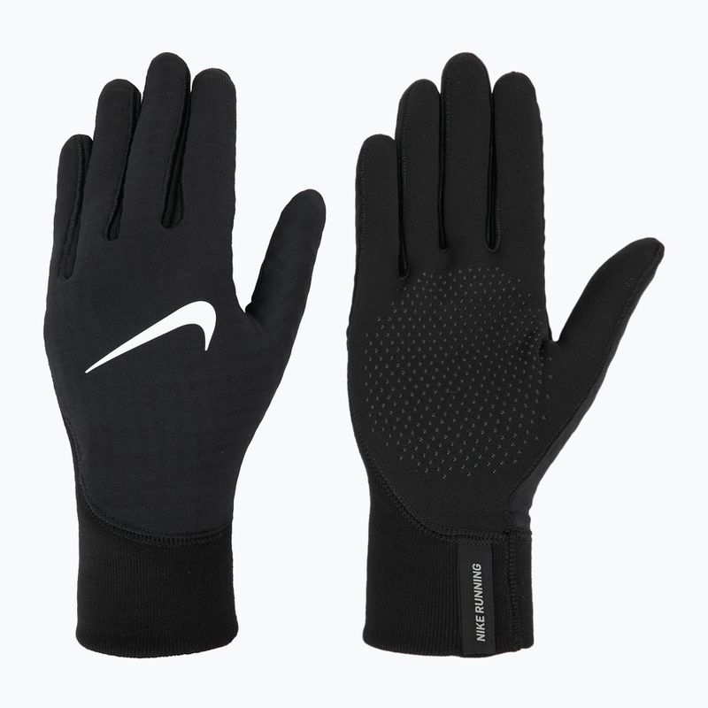 Men's Nike Therma-Fit Pacer Sphere Midweight RG running gloves black/black/silver