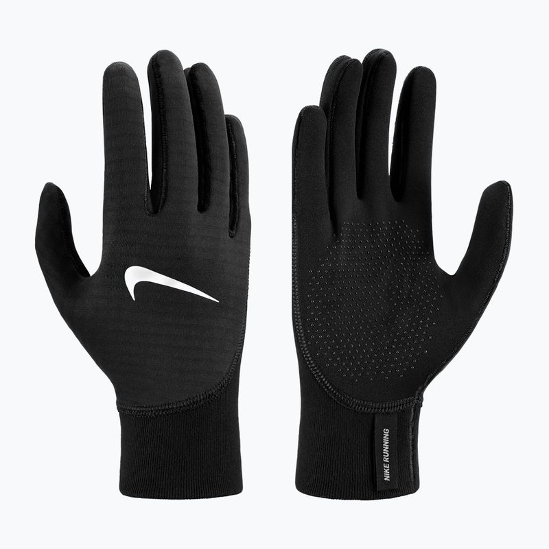 Men's Nike Therma-Fit Pacer Sphere Midweight RG running gloves black/black/silver 7