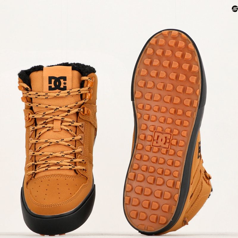 DC Pure High-Top wheat/black men's shoes 14
