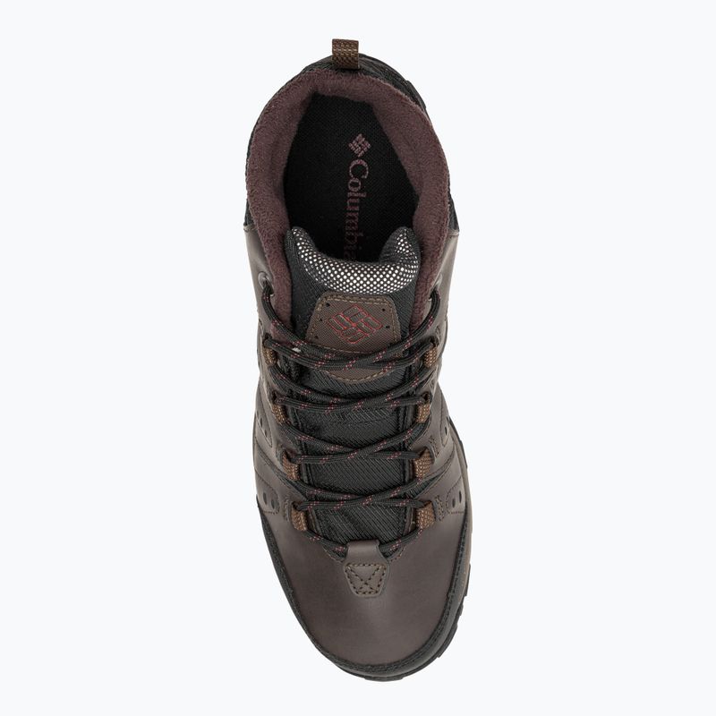 Columbia Woodburn II Chukka WP Omni-Heat men's trekking boots cordovan/garnet red 6