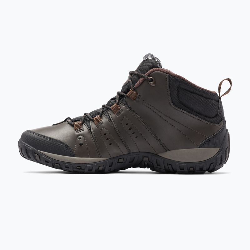 Columbia Woodburn II Chukka WP Omni-Heat men's trekking boots cordovan/garnet red 13