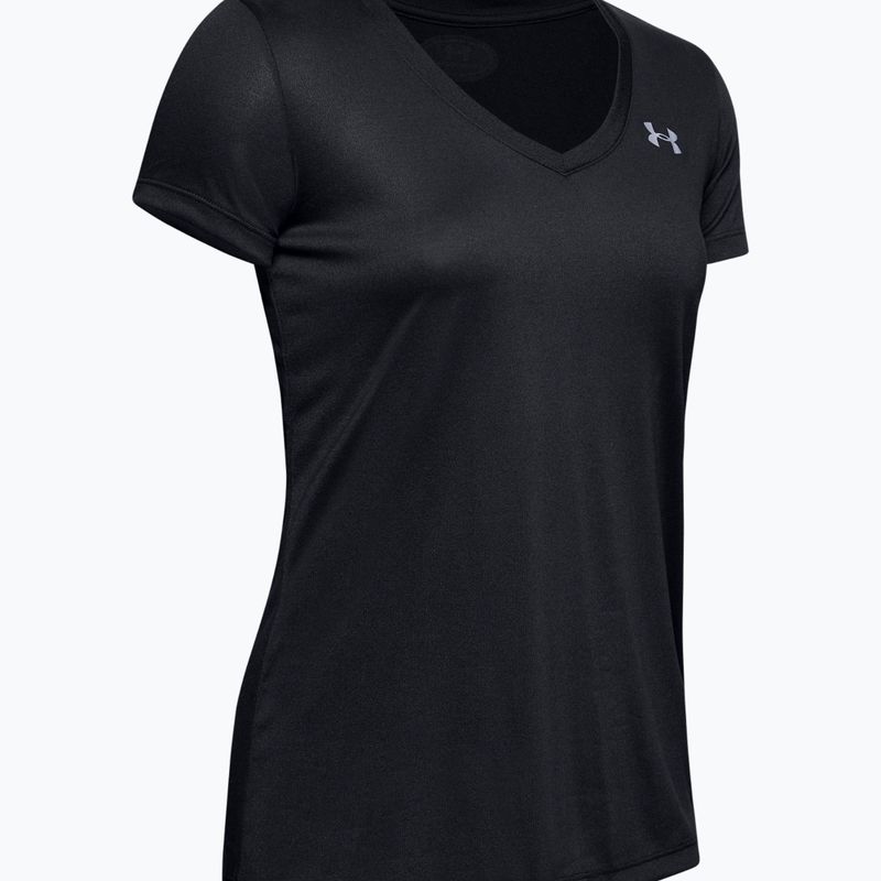 Under Armour Tech SSV women's training t-shirt - Solid black and silver 1255839 4