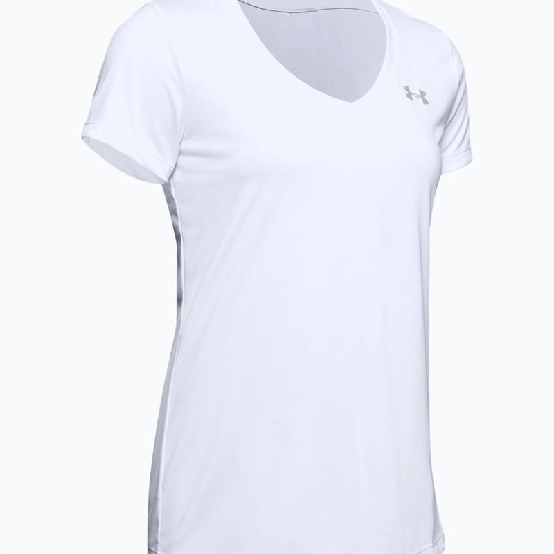 Under Armour Tech SSV women's training t-shirt - Solid white and silver 1255839 4