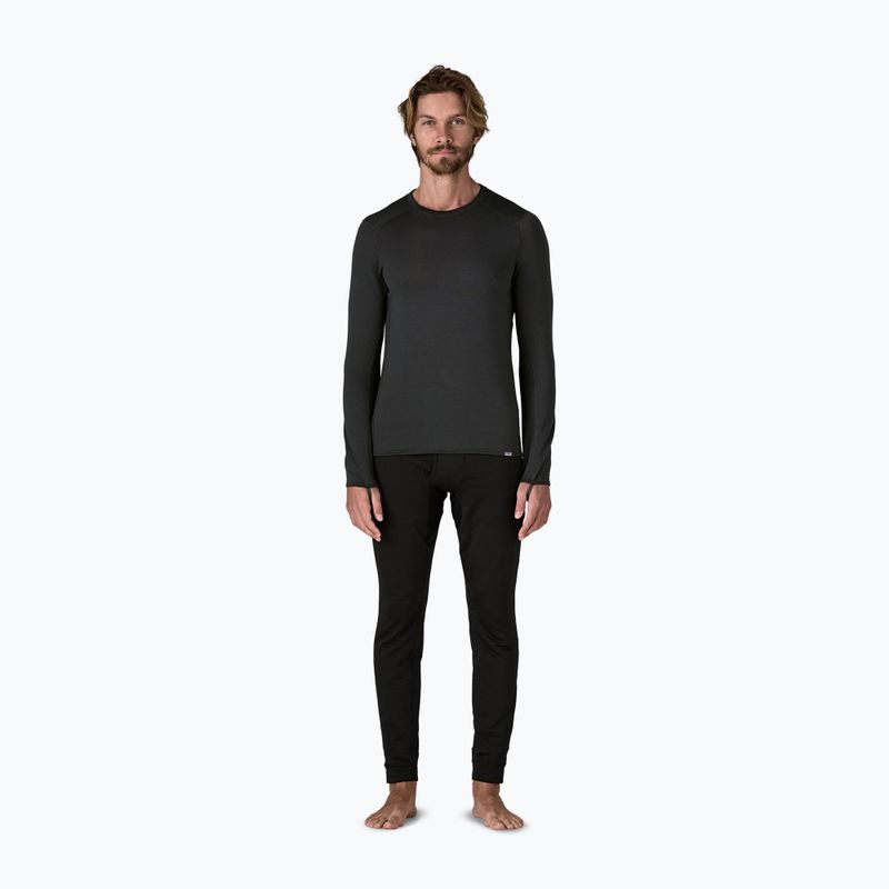 Men's thermal base layer sweatshirt Patagonia Cap Thermal Weight Crew black 2
