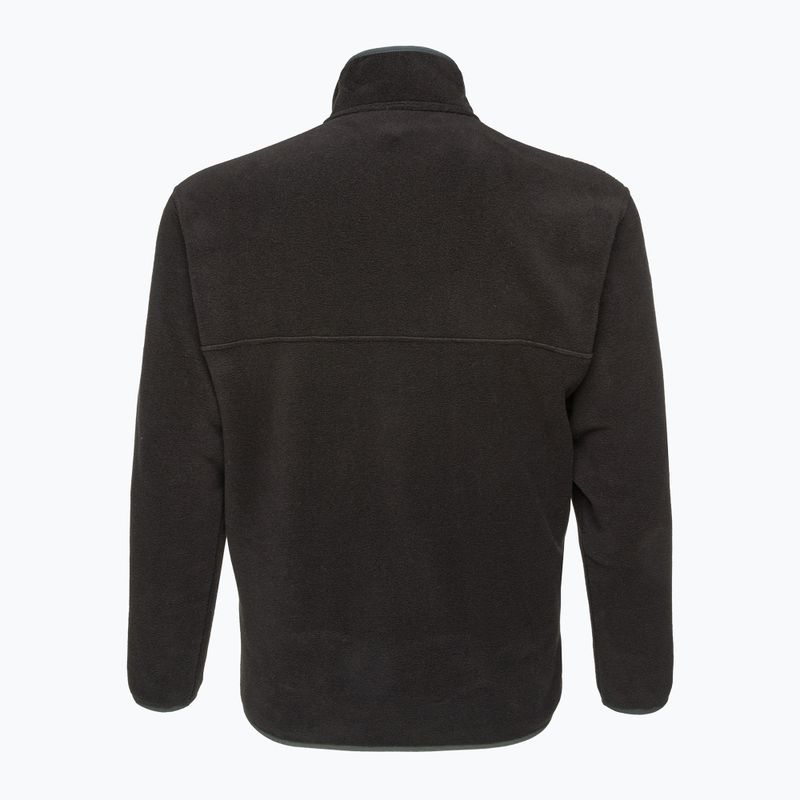 Men's fleece sweatshirt Patagonia Synch Snap-T P/O black w/forge grey 4
