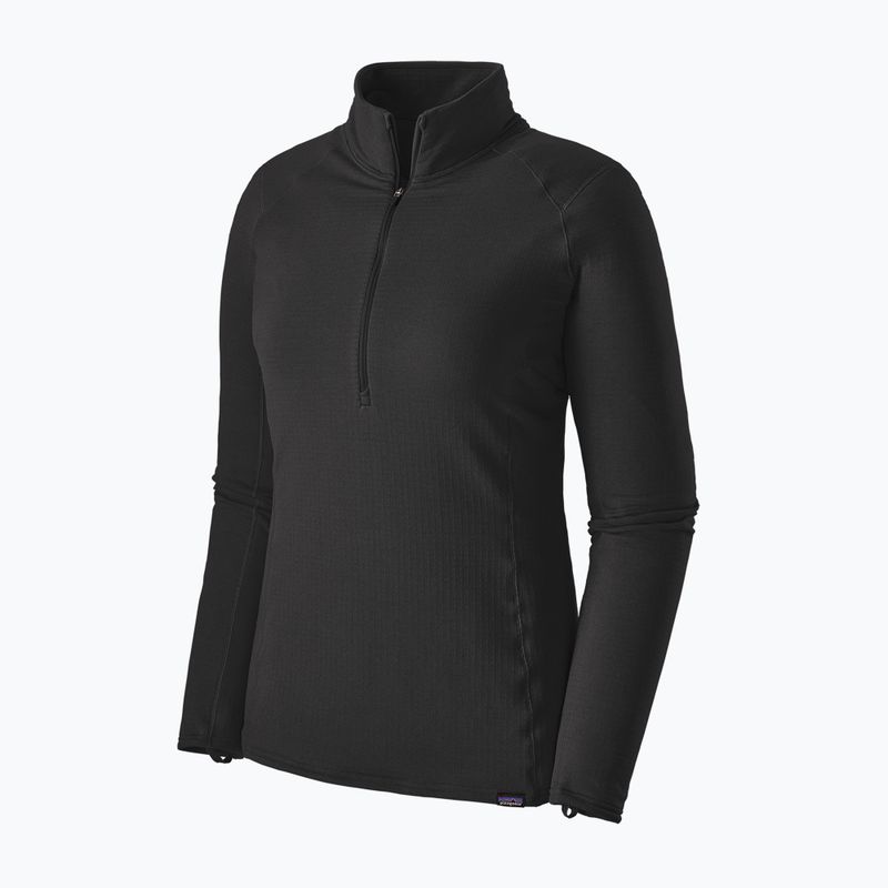 Women's sweatshirt Patagonia Cap Termal Weight Zip Neck black 4