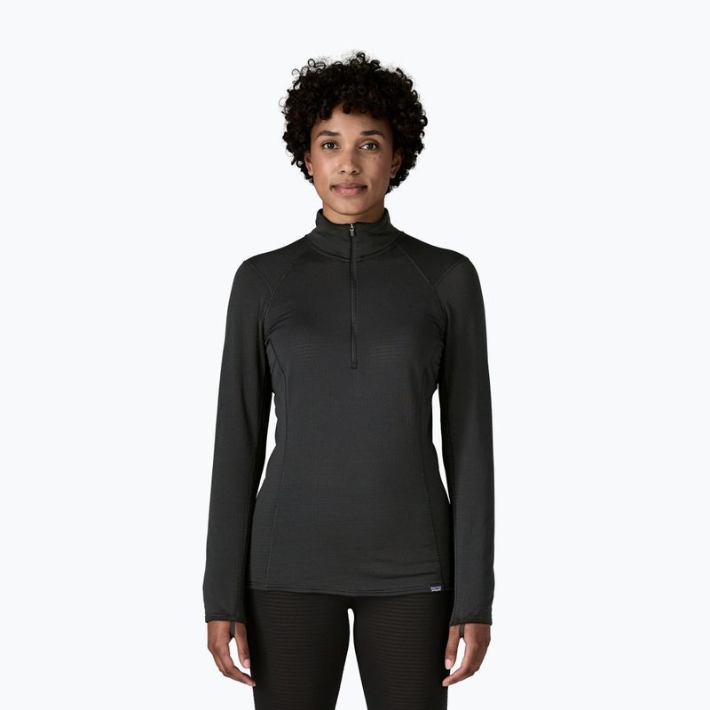 Women's sweatshirt Patagonia Cap Termal Weight Zip Neck black 2