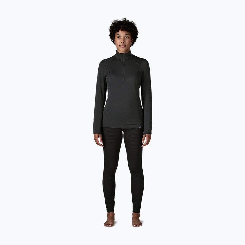 Women's sweatshirt Patagonia Cap Termal Weight Zip Neck black 4