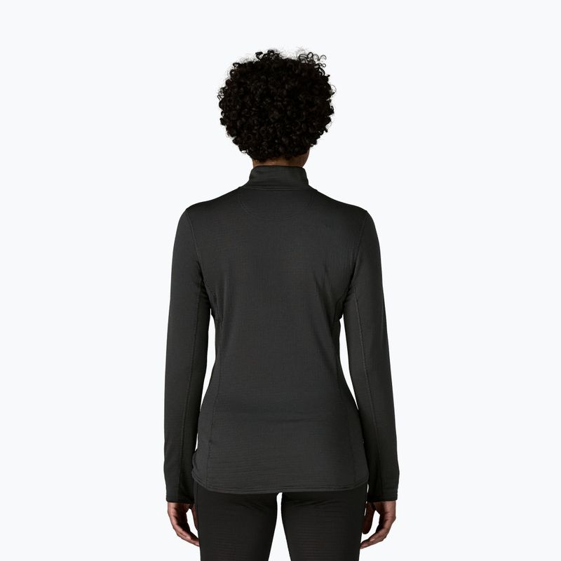 Women's sweatshirt Patagonia Cap Termal Weight Zip Neck black 5