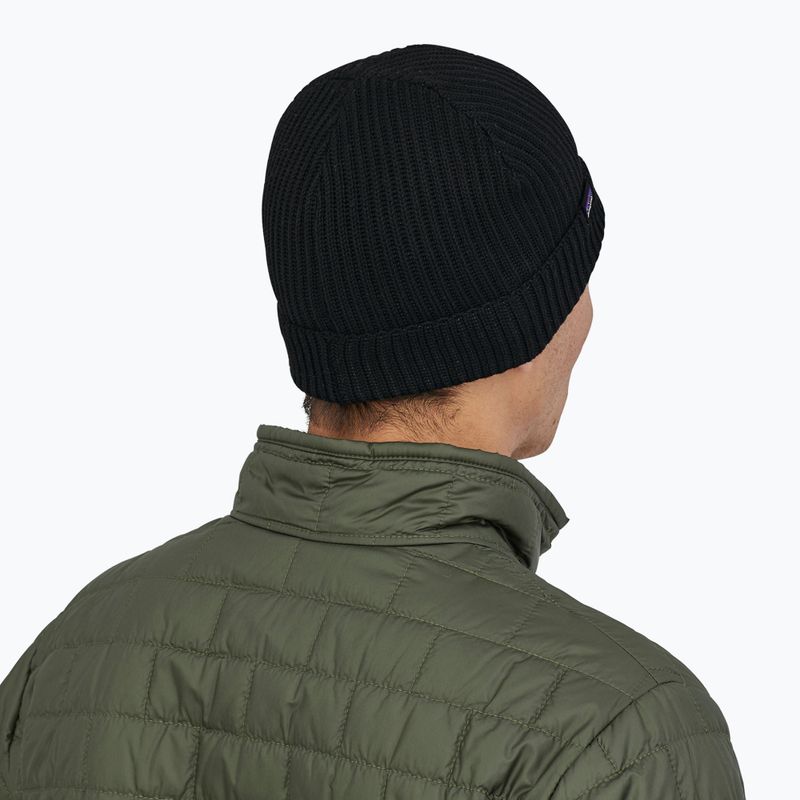 Patagonia Fishermans Rolled Beanie black 3