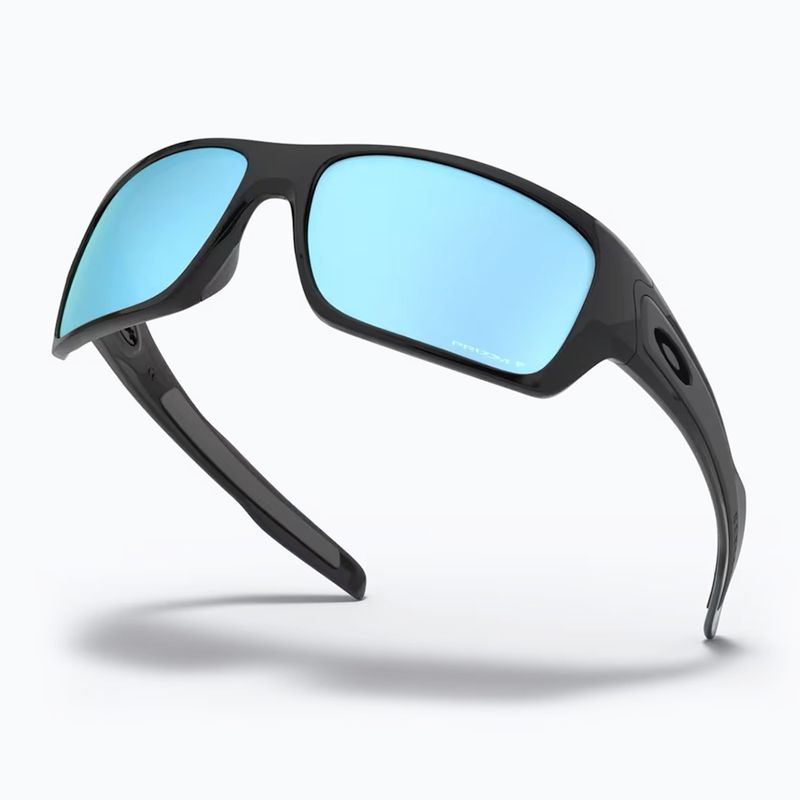 Oakley Turbine polished black/prizm deep water polar sunglasses 4