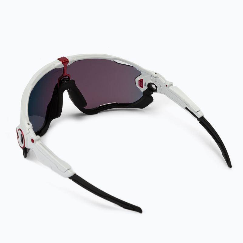 Oakley Jawbreaker polished white/prizm road cycling glasses 0OO9290 2