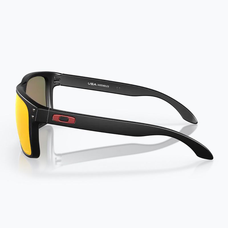 Oakley Holbrook XL matte black/prizm ruby sunglasses 8