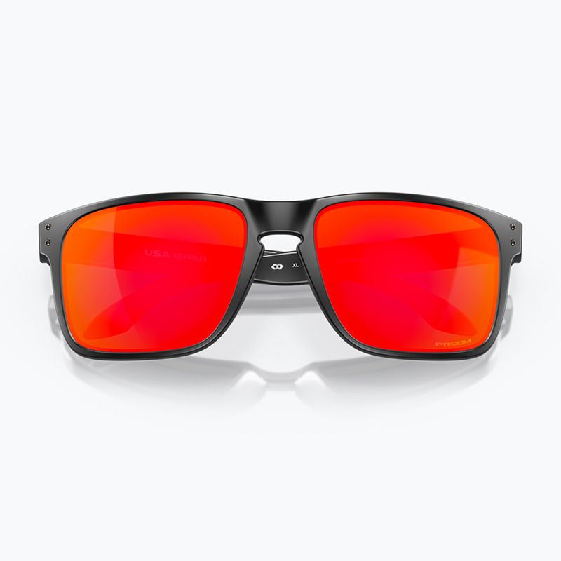 Oakley Holbrook XL matte black/prizm ruby sunglasses 10