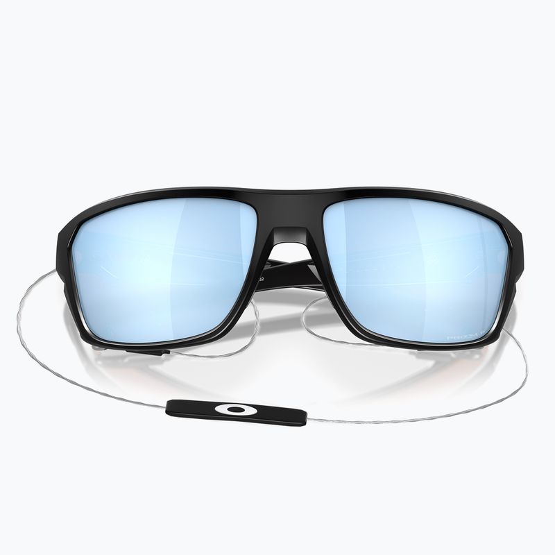 Oakley Split Shot matte black/prizm deep water polarized sunglasses 2