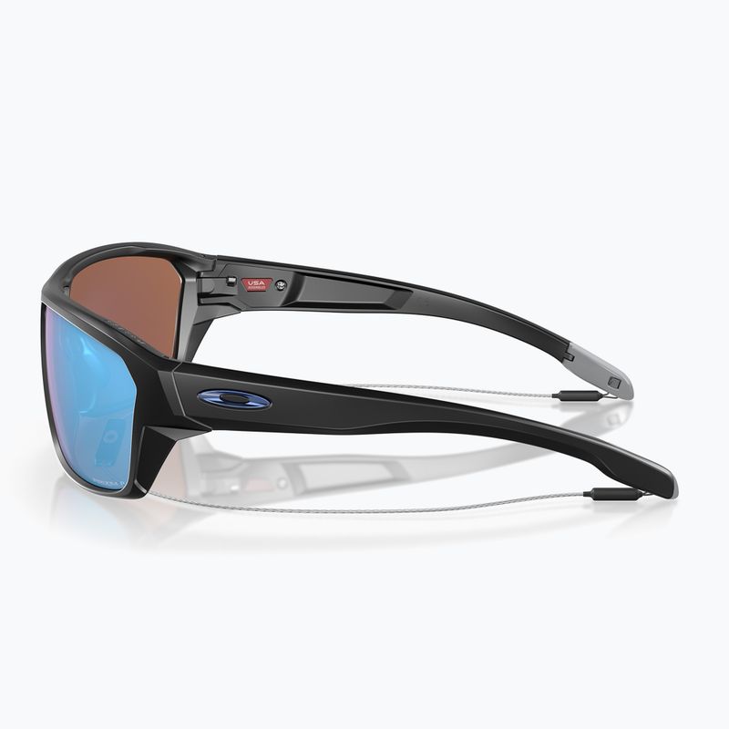 Oakley Split Shot matte black/prizm deep water polarized sunglasses 3