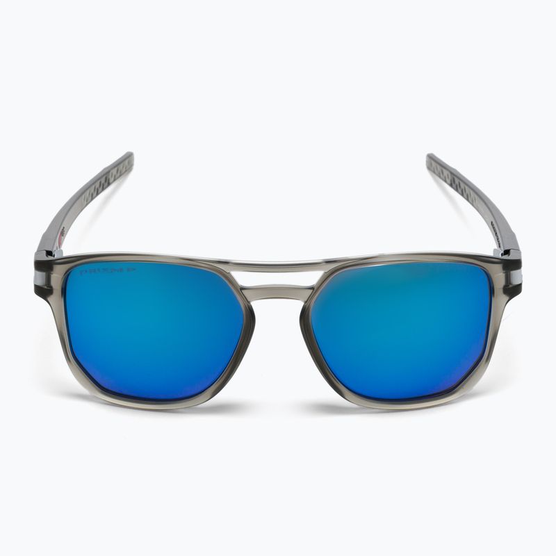 Oakley Latch Beta matte grey ink/prizm sapphire polarized sunglasses 0OO9436 3