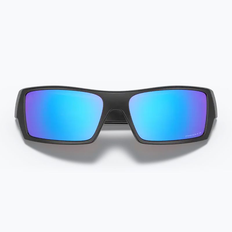 Oakley Gascan matte black/prizm sapphire polarized sunglasses 10