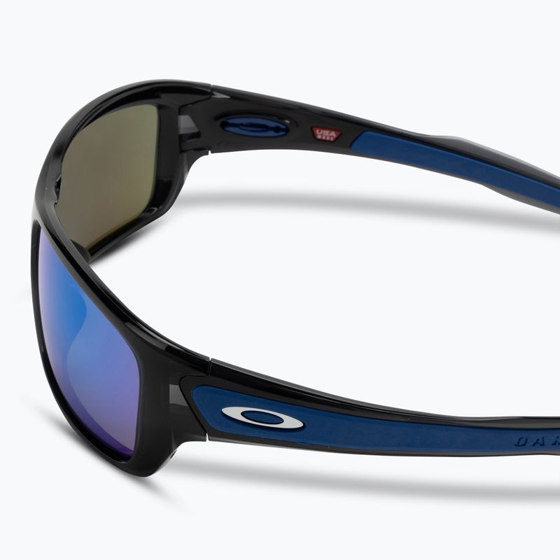 Oakley Turbine black ink/prizm sapphire sunglasses 4