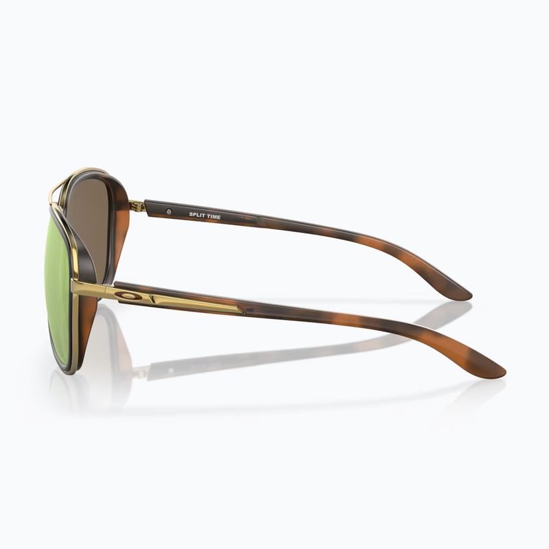 Oakley Split Time brown tortoise gold/prizm rose gold polarized sunglasses 3