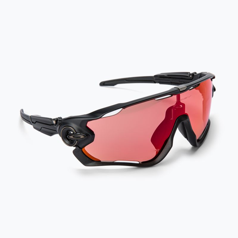 Oakley Jawbreaker matte black/prizm trail torch cycling glasses 0OO9290