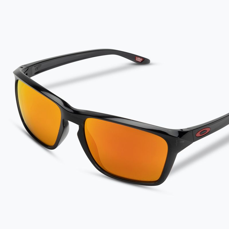 Oakley Sylas black ink/prizm ruby polarized sunglasses 5
