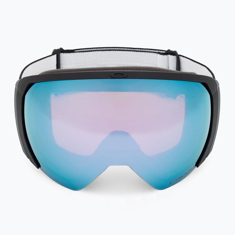 Oakley Flight Path matte black/prizm snow sapphire iridium ski goggles 2