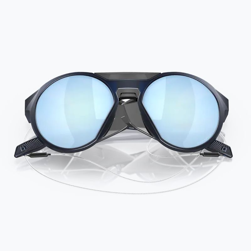 Oakley Clifden matte trans blue/prizm deep water polarized sunglasses 8