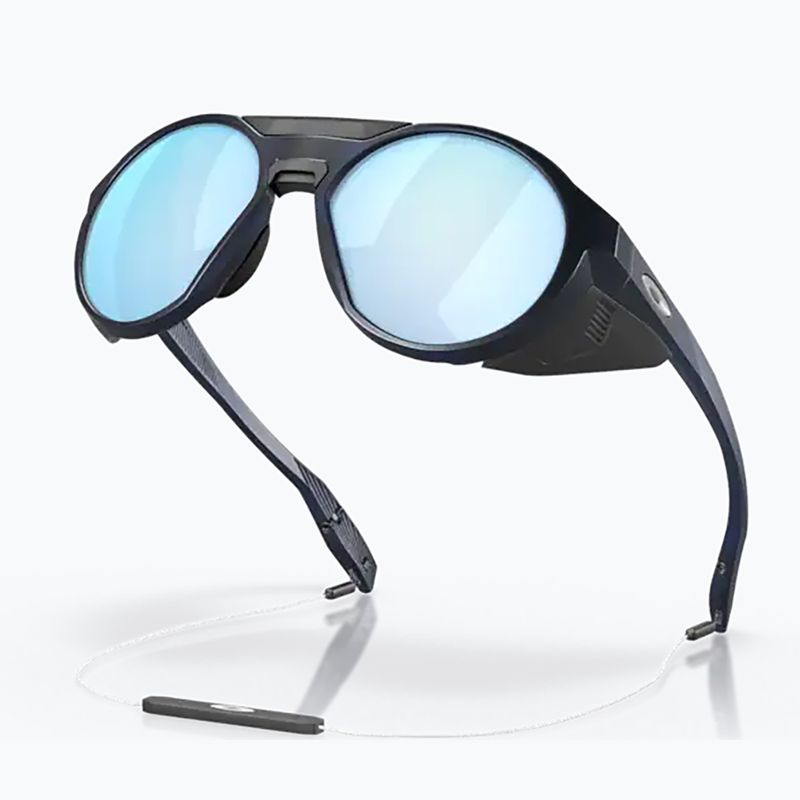 Oakley Clifden matte trans blue/prizm deep water polarized sunglasses 9